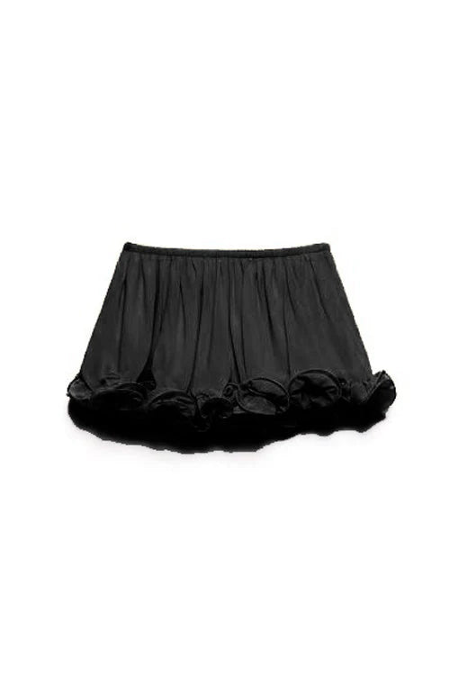 Potential Ruffled Sleeveless Chiffon Suit