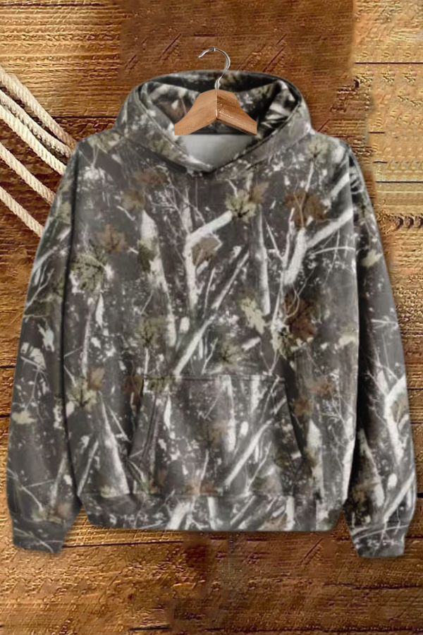 Camo Long Sleeve Pullover