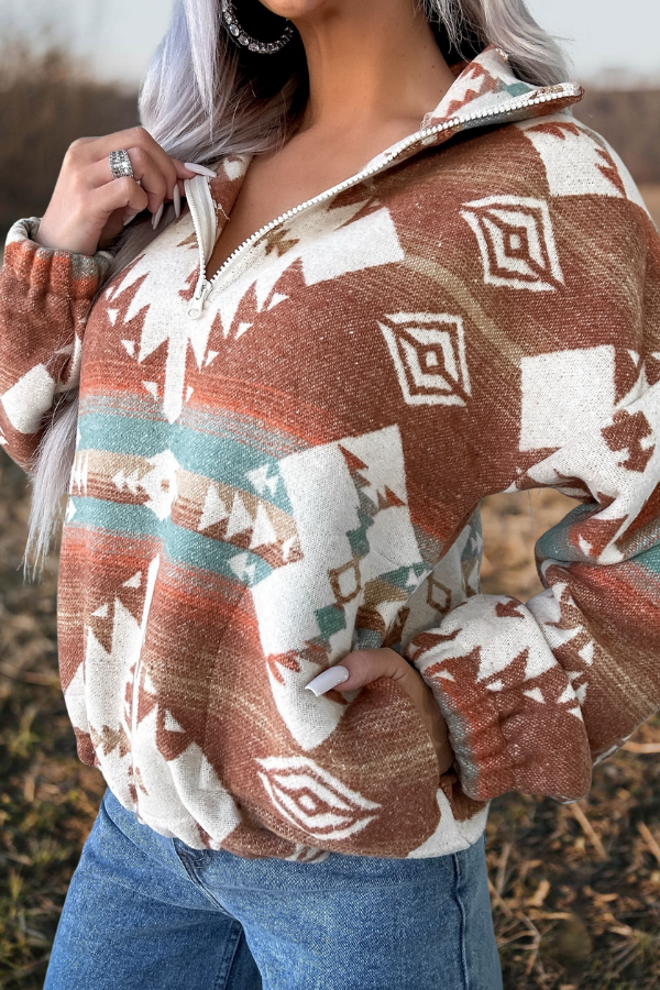 Quarter Zip Woven Pullover