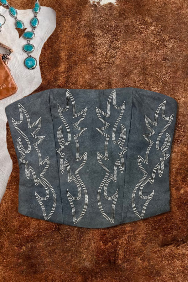 Western Wild Babe Corset Top