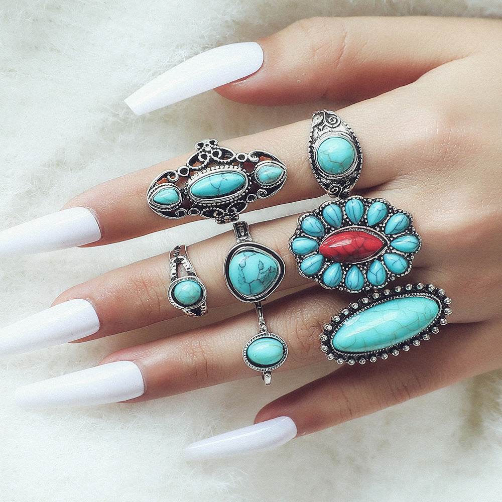 Turquoise Rings Sets