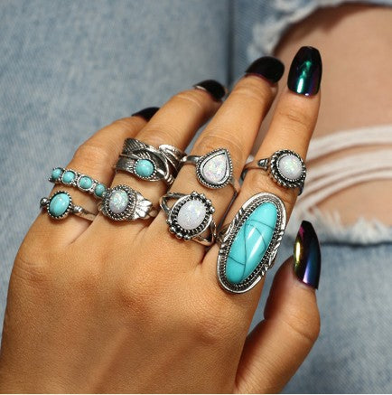 Turquoise Rings Sets