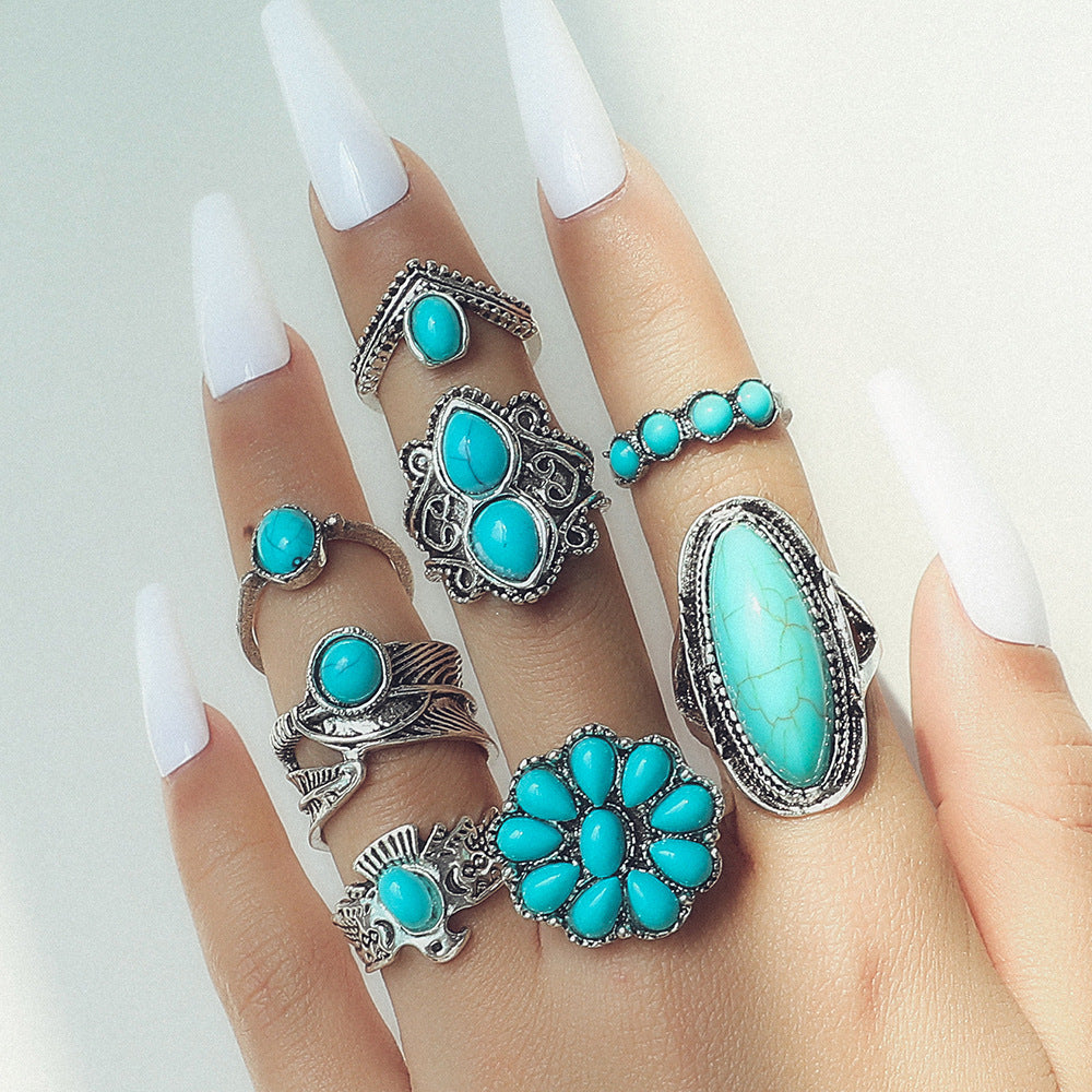 Turquoise Rings Sets