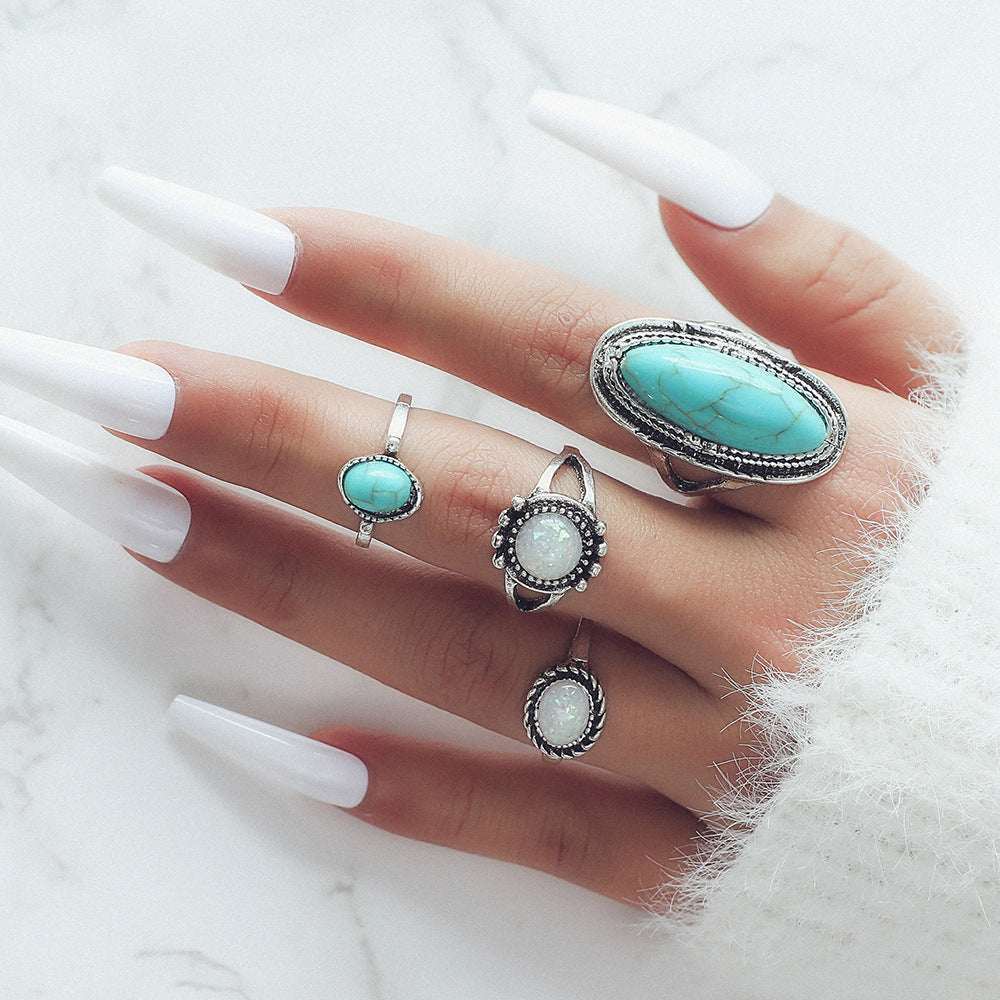 Turquoise Rings Sets
