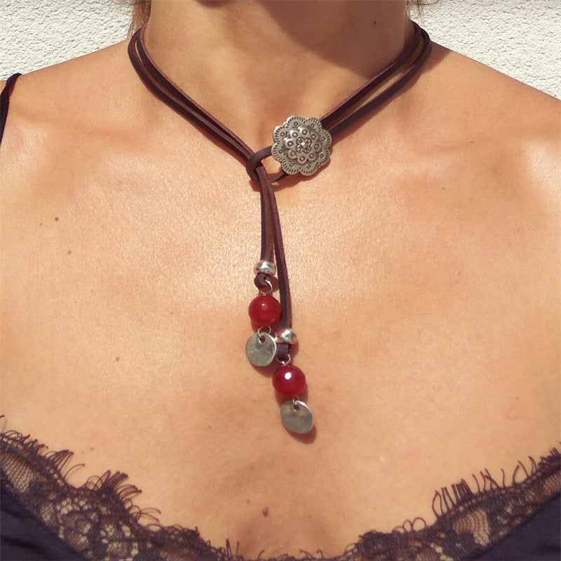 Cowgirl Flower Necklace