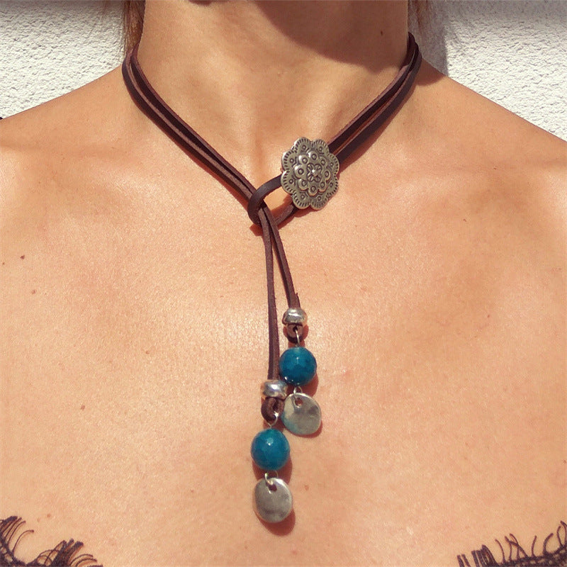 Cowgirl Flower Necklace