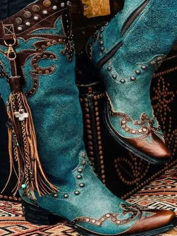 Western Embroidered Boots