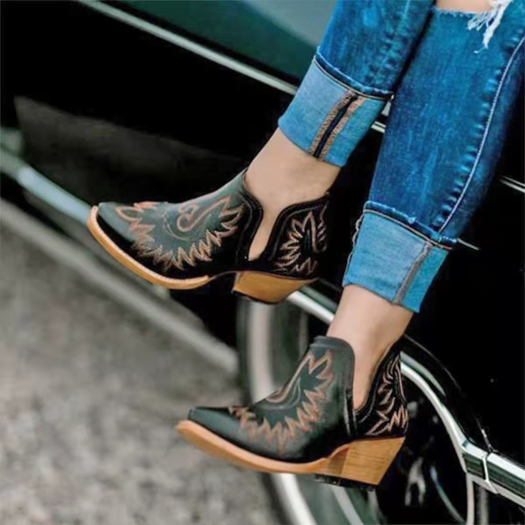 Square Toe Chelsea Boots