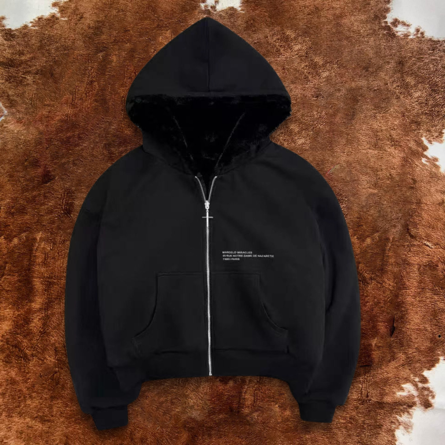 Wild Leopard Print Two-sided Instincts Zip-Up