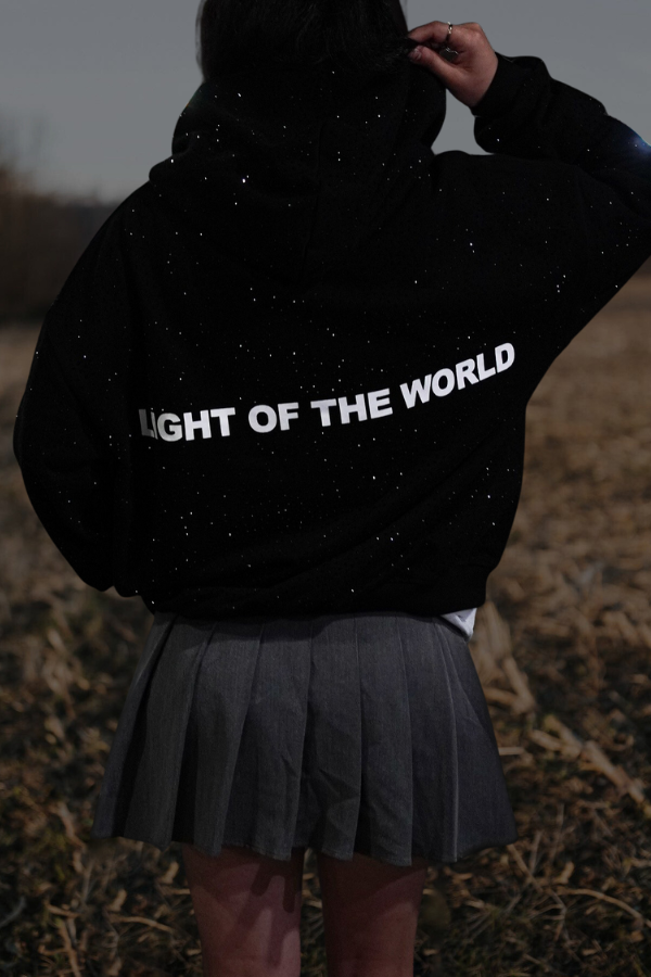 Rhinestone JESUS The Light Hoodie