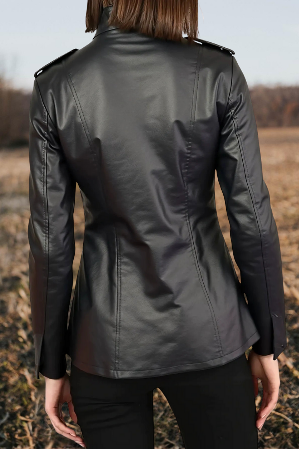 Western Leather Black Jacket