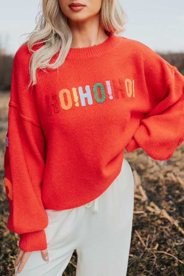 Blankets Bells Christmas Lettered Mello Sweater