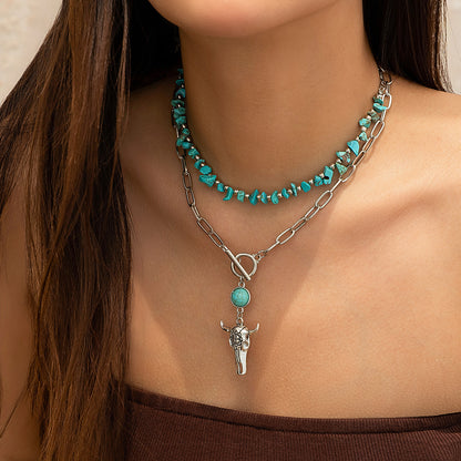 Vintage Multi Layered Necklace Set