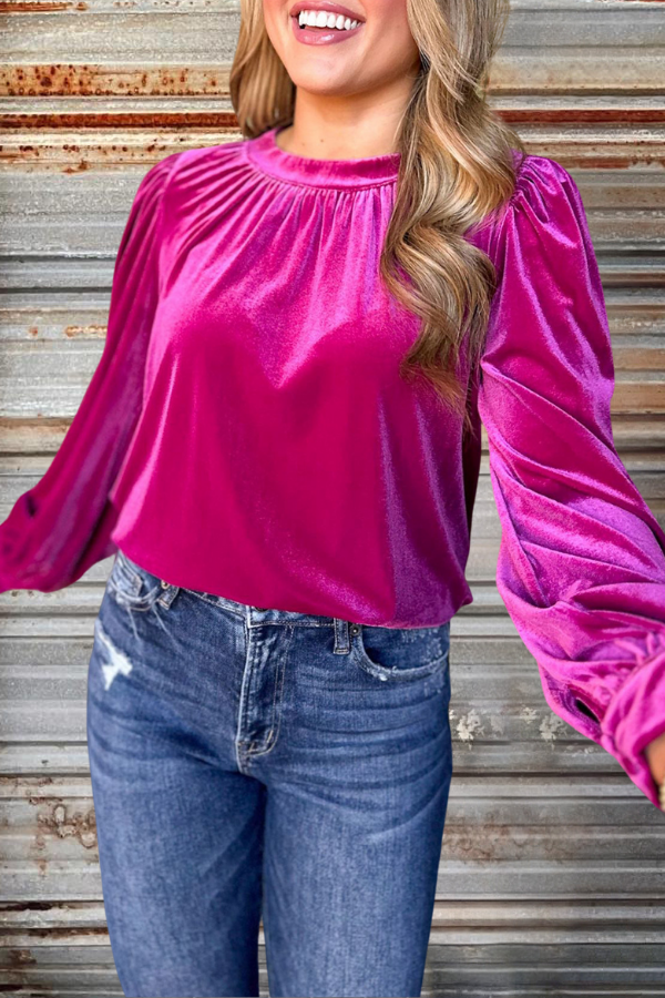 Solid Raglan Sleeve Tee