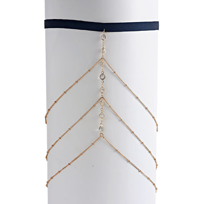 Multi-layer Beaded Leg Chains
