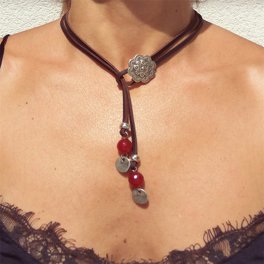 Cowgirl Flower Necklace