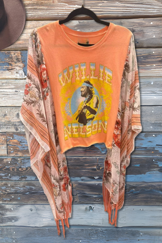 WILLIE NELSON OUTLAW Mix & Match Tassel Tee