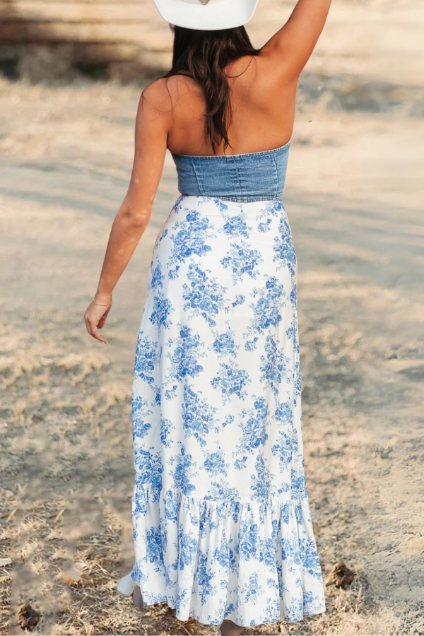 Rodeo Floral Maxi Skirt