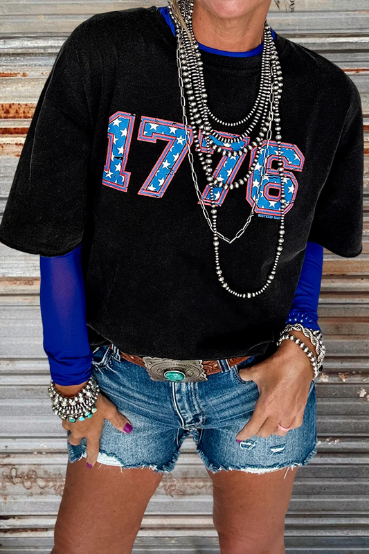 American Star 1776 Print T-Shirt