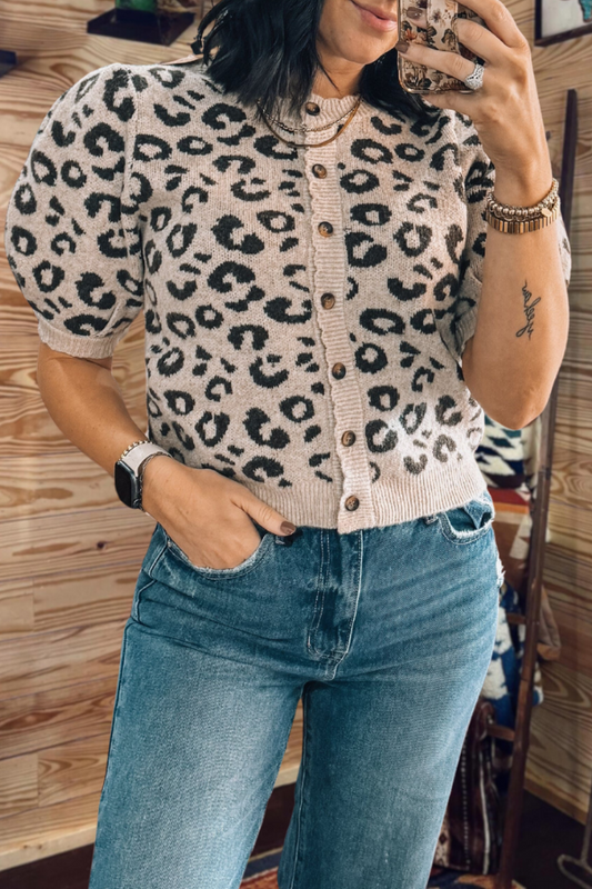 Embrace Cozy Charm Cheetah Sweater