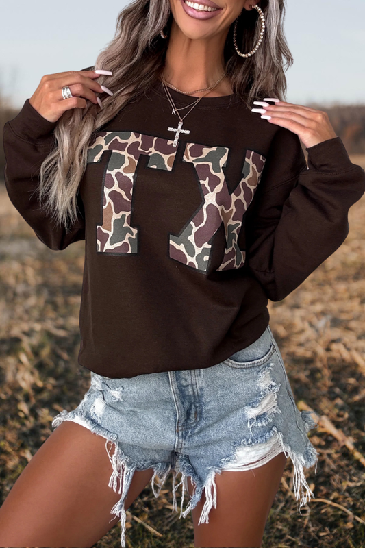 Western Camouflage "TX" Sweatshirt