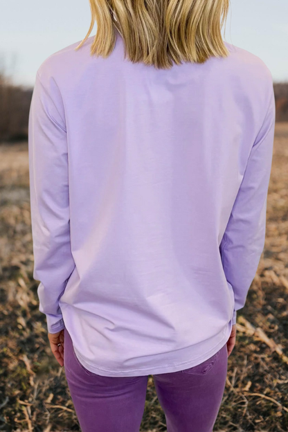 Mardi Gras Sequin Mask Feather Sweatshirt